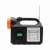 Kit Solar cu Panou Solar Boxa Bluetooth RadioFM 3Becuri 6V GDLITE GD102
