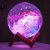 Moon Lamp Galaxy 3D 15cm Lampa Luna LED Multicolor Stand Lemn USB