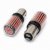 Set 2 Becuri Auto LED 1157 Pozitie si Frana Rosii 12V Soclu BAY15D 1F055 XXM