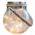 Set 4 Lampi Solare Borcan Sticla Crack, Felinar IP65 LED Alb Cald