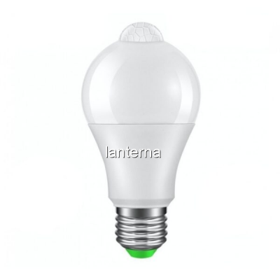 Bec LED senzor miscare A70 12W soclu E27 lumina alb rece MNR7109