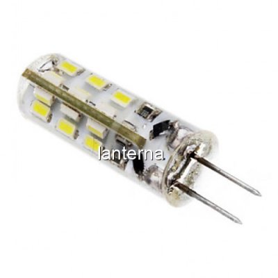 Bec LED 2W 24LED SMD Bulb 220V G4 Alb Rece