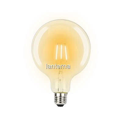 Bec LED Filament 6W 600LM Edison Vintage Alb Cald E27 G125