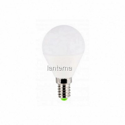 Bec LED G45 5W Alb Cald 3000K soclu E14 220V Glob Mat UB60068