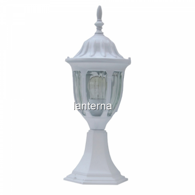 Felinar Cu Picior pentru Gradina Alb 220V 60W IP43 SPN3260