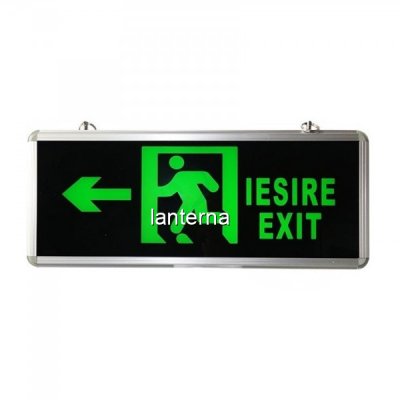 Indicator Luminos EXIT Sageata Stanga cu LED si Acumulator 36x14x3cm