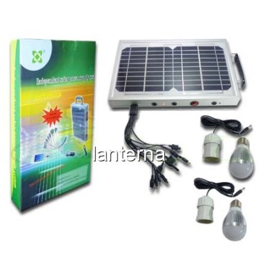 Kit Incarcare Solara cu Panou Fotovoltaic, Becuri si USB LGTFD1220