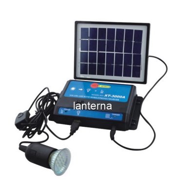 Kit Solar Portabil cu Panou cu incarcare Solara si Lampa XT3000A