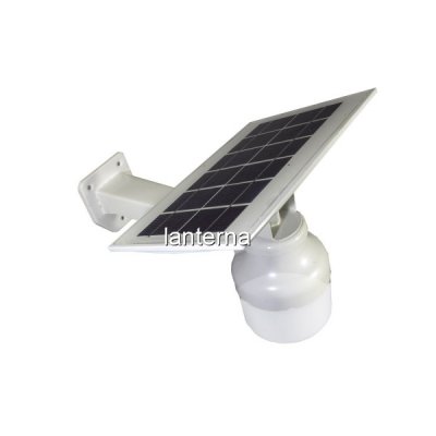 Lampa LED cu Panou Solar 10W cu Senzor Crepuscul si Suport 21x33cm