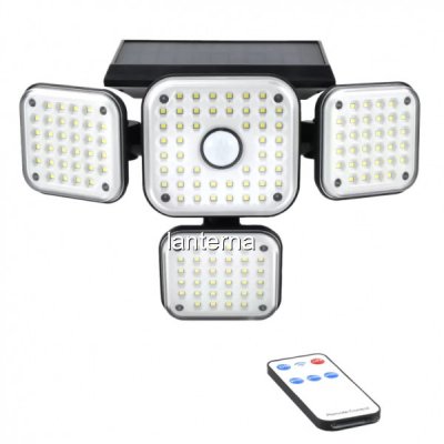 Lampa Solara 144 LED Senzor MiscareTelecomanda IP65 Andowl QTY144