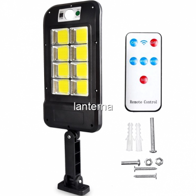 Lampa Solara 8 LED COB Senzori, Acumulatori, Telecomanda HS8013COBC