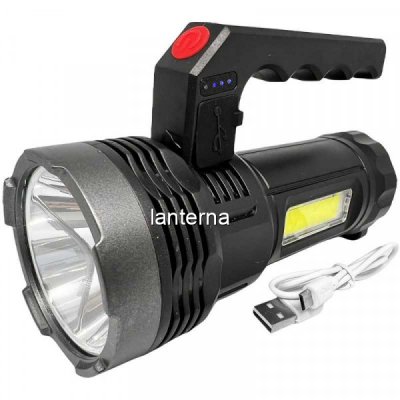 Lanterna Frontala OSL+COB LED Maner, Acumulator la USB 828 CGS