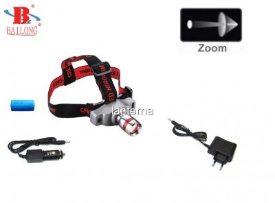 Lanterna Frontala Zoom LED CREE Bailong BL6639