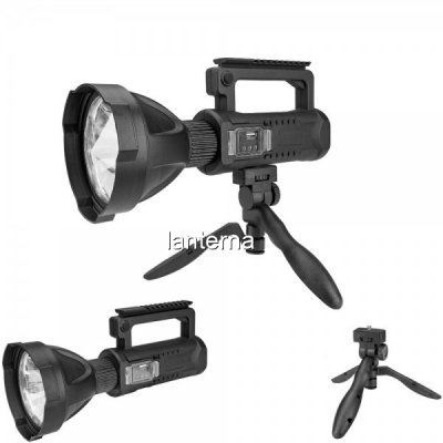 Lanterna LED Reincarcabila la USB cu Maner 4 Faze Tripod P50 10W W590