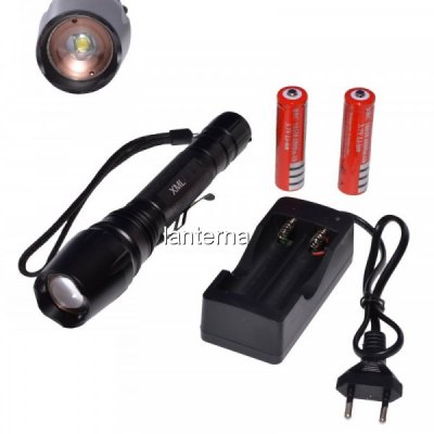 Lanterna Profesionala LED XML L6 5W Zoom 220V Acumulatori LNTXMLL65W XXM