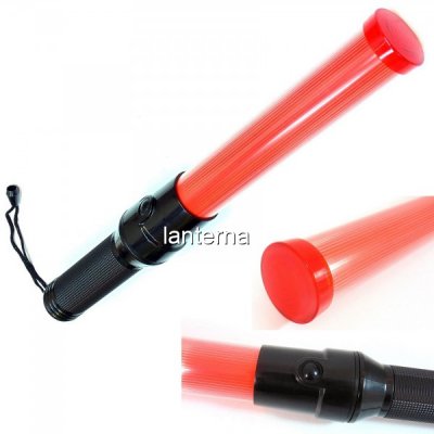 Lanterna Plastic Tip Baston Luminos pentru Semnalizare 40cm