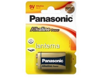Panasonic baterie 9v  alcalina 1 buc la blister