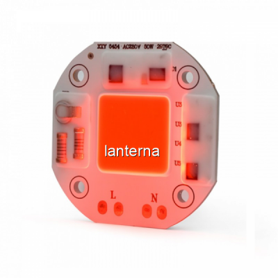 Pastila LED COB 50W cu Lumina Rosie 220V AC / XSY-5454 20C068 XXM