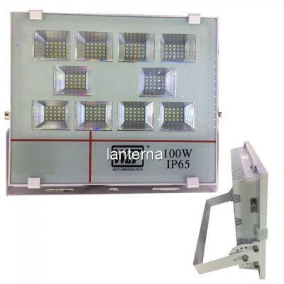 Proiector 200LED SMD T011 100W IP65 Alb Rece 220V WT