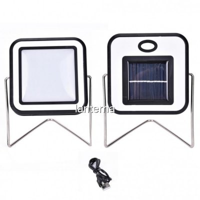 Proiector 30LED 10W Alb Rece Incarcare Panou Solar si la USB RYT91330