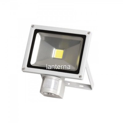 Proiector LED 20W cu Senzor Miscare Alb Rece 6500K 220V UB60035