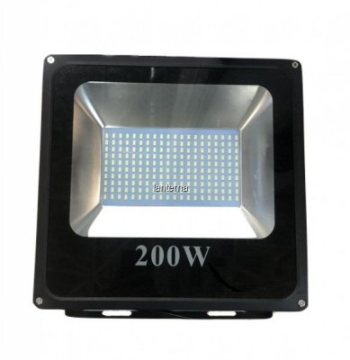 Proiector LED SMD 200W Slim Alb Rece 6400K IP65 220V