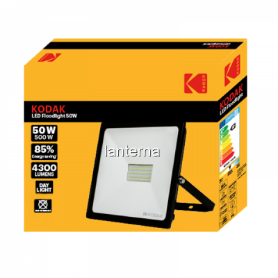 Proiector LED SMD 50W 4300lm IP65 6400K 220V 21x18cm Kodak