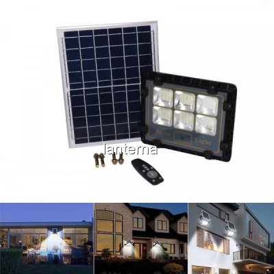 Proiector LEDuri 100W Panou Solar Telecomanda Senzor IP65 18D043 XXM