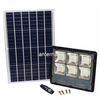 Proiector LEDuri 400W Panou Solar Telecomanda Senzor IP65 18D047 XXM