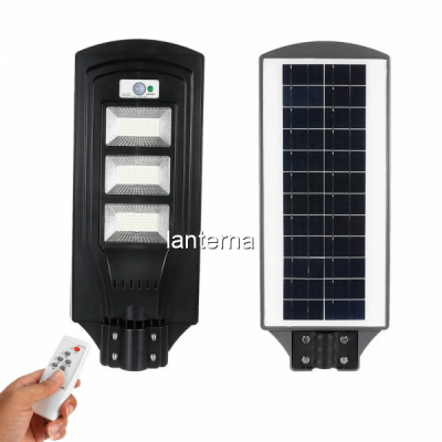 Proiector Panou Solar 90W LED IP65 Senzor PIR Telecomanda cu Suport