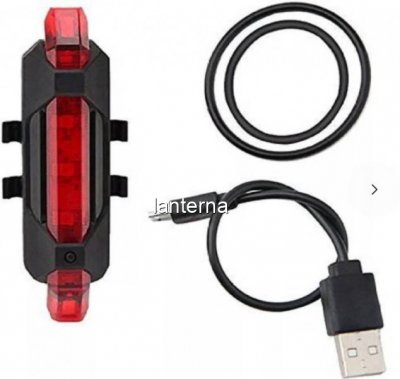 Stop Semnalizare Bicicleta cu 5 LED-uri si incarcare USB 996 BS216