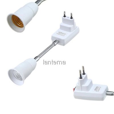 Lampa pentru Becuri E27 la Priza 220V Brat Flexibil Lamp Holder Converter