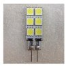 Bec LED 2W 12LED SMD Bulb 12V G4 Alb Rece