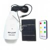 Bec Solar 12LED Alb+RGB cu Acumulator, Telecomanda, USB si 220V GD5024