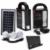 Kit Solar Lampa 20LED, Lanterna LED 1W, USB, 3 Becuri, 4V GDPLUS GD999