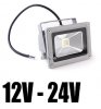 Proiector LED 10W Alimentare 12V/24V Alb Rece
