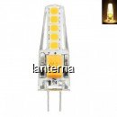 Bec LED 3W Soclu G4 12V 2700K Alb Cald Siliconat MNR2724