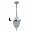 Felinar Cu Lant pentru Gradina Alb 220V 60W IP43 SPN3250