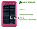 Incarcator solar universal cu lanterna 2600 mAh