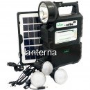 Kit Panou Solar 3 Becuri Radio Bluetooth 6V4Ah CCLAMP CL810