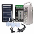 Kit Solar de Iluminat cu Panou Solar LED 3 Becuri 6V GDLITE GD8020