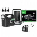 Kit Solar Lanterna, BT, USB, Radio, 3xBec, 6V 4Ah GDLite GD8017Music