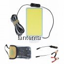 Lampa Lucru Panou COB LED Baza Magnetica 12V Cabluri Clesti 360 Light