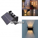 Lampa Perete Aplica 6 LED Fatade 3000K 15.5x10x4cm Andowl QTY599