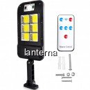 Lampa Solara 6 LED COB Senzori, Acumulator, Telecomanda HS8013COBB