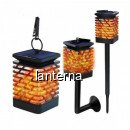 Lampa Solara Efect Flacara cu Acumulator si Suport XF6001