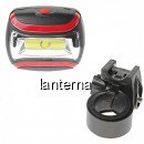 Lanterna bicicleta cu COB LED 3W cu Baterii CH2029