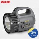 Lanterna cu LED 3W USB si Radio FM ZUKE ZK2181