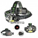 Lanterna Frontala 3LED+COB 3W, Zoom, Acumulatori 12V 220V BLT45T6