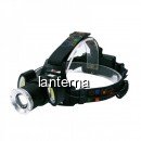 Lanterna Frontala LED+2COB 5W, Zoom, Acumulatori 12V 220V BLC865T6